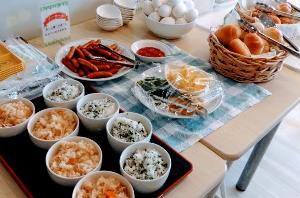 無料朝食サービスです