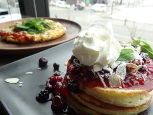 【Musu】朝食メニュー一例〜パンケーキ〜