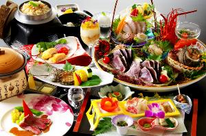 【旬彩物語／夏木立コース】とろ～り！鮑のバター焼きに和牛のやわらかロースステーキ、はちきん地鶏釜めし