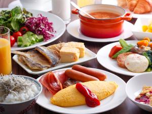 朝食バイキングは40種類以上もの豊富な和洋メニューが自慢≪朝食バイキングイメージ≫