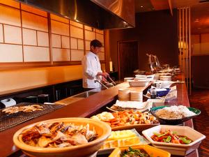 朝食バイキングは40種類以上もの豊富な和洋メニューが自慢≪朝食バイキングイメージ≫