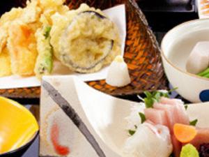 天ぷらお刺身御膳
