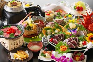 皿鉢料理と土佐風会席【6～8月の内容となります】