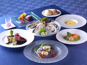 【創作ディナー】北の恵みをシンプルに堪能できるコース料理（一例）