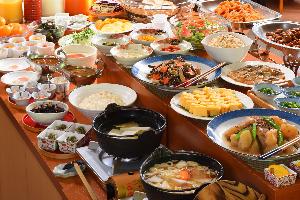 朝食バイキング