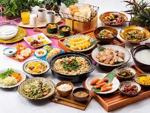 朝食ビュッフェ