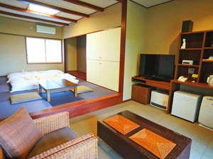 スタッフが入室しないよう、お布団は前もって引かせて頂いております。