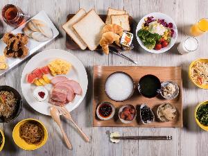 朝食ビュッフェ