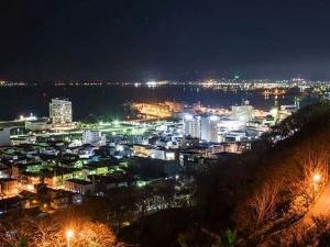 ◆日本自然夜景遺産に登録された稚内公園からの景色