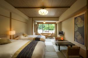 2018年5月12日 琉球畳新調 ＋ シモンズベッド設置 リニューアルオープン。 ※写真は3階のお部屋となります