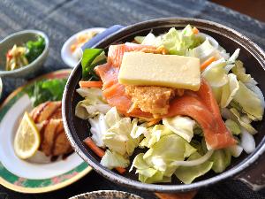【夕食一例／ビジネスプラン】鮭のチャンチャン焼（一例）