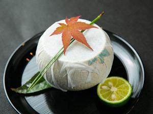 2018年秋料理一例（椀盛り）