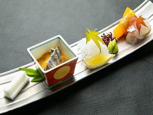 2018年秋料理一例（向附け）