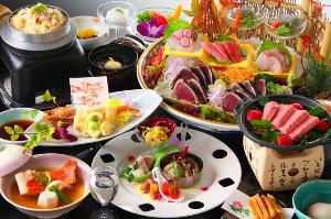 皿鉢料理と土佐風会席【12～2月の内容となります】
