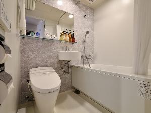 【ユニットバス】スタンダード、スーペリアタイプのお部屋は全室ユニットバスとなっております。