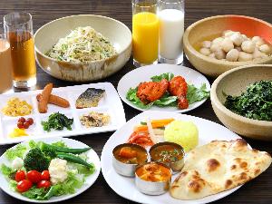朝食バイキング