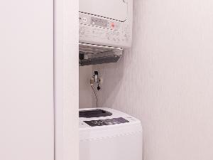 全客室に洗濯機、ガス乾燥機を設置しております。