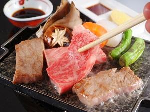 【夕食】和牛石焼◆