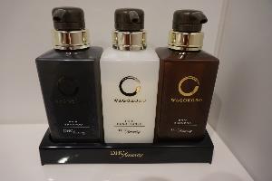 シャンプー・コンディショナー・ボディーソープはDHCです！