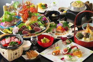 皿鉢料理と土佐風会席【4～5月の内容となります】