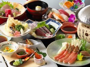 【天麩羅しゃぶしゃぶ会席】～カニしゃぶコース～