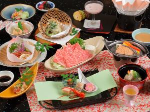 神戸牛しゃぶしゃぶ付12品〜季節の和会席