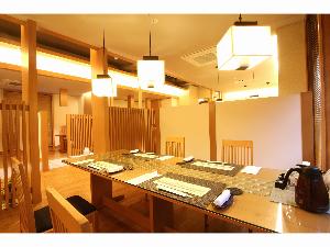 食事処「氷海」内　お席