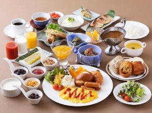 ＜朝食バイキング＞和洋メニュー　郷土料理や定番朝食メニューまで多数ご用意