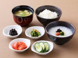 ＜朝食バイキング＞ご飯のお供　地元産の食材を使用したご飯に合う一品をご用意
