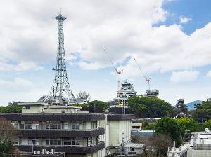＜客室＞熊本城側のお部屋からは熊本城がご覧いただけます(お部屋によって見え方は異なります)