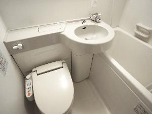 全てのお部屋にユニットバスを完備しております