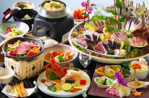 皿鉢料理と土佐風会席【6～8月の内容となります】