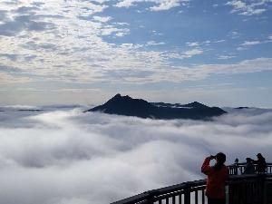 摩周湖展望台から見た雲海