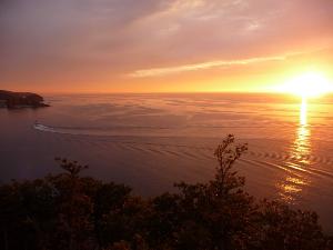 【風景】ウトロの町は夕陽が一級品です。