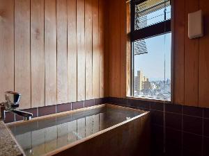 *【お部屋風呂】全室に道後温泉の御湯を引いたお部屋風呂がございます。