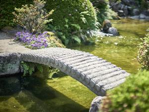 静かな時間の流れる癒しの日本庭園