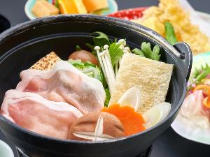 スタンダード会席/火の本豚のすき焼き。やわらくてジューシー。