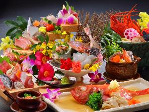 房総食材が光る！花しぶき自慢の会席料理
