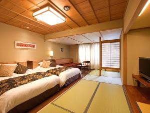 【花くらぶ‐らくわツイン・露天風呂付】お好きなときに、何度でも温泉が楽しめる贅沢なお部屋。