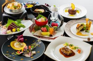 【和と洋のいいとこどり♪冬の和洋会席コース】料亭で頂く和の松本料理長と洋の斎藤料理長のコラボ会席