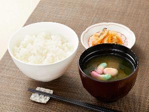 ごはん・味噌汁