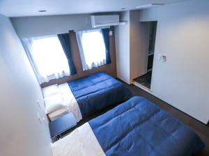 ◆ツインルーム◆セミダブルベッドが2台ですので4名様までご利用いただけます。(添い寝)
