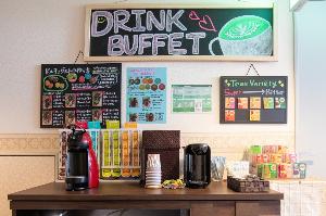 女性専用フリードリンクコーナー