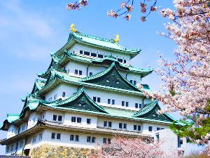 ★名古屋城　日本100名城に選定されていて国の特別史跡に指定されています。