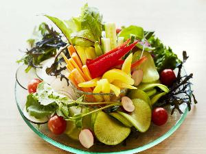 野菜を中心としたさまざまなオリジナルメニュー
