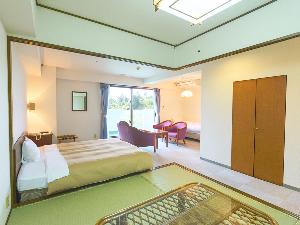 【グリーンビュー】山側和洋室(ツインベッド＆畳間)※客室一例