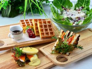 朝食ビュッフェ