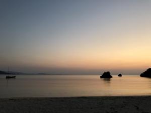 ビーチ夕日