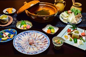 *【鯛しゃぶ会席】愛媛名物の鯛を贅沢に取り入れたこだわりの会席です。