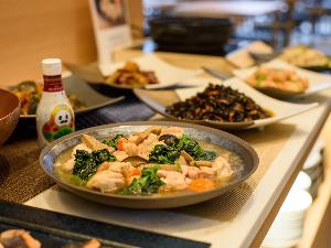 朝食ビュッフェ